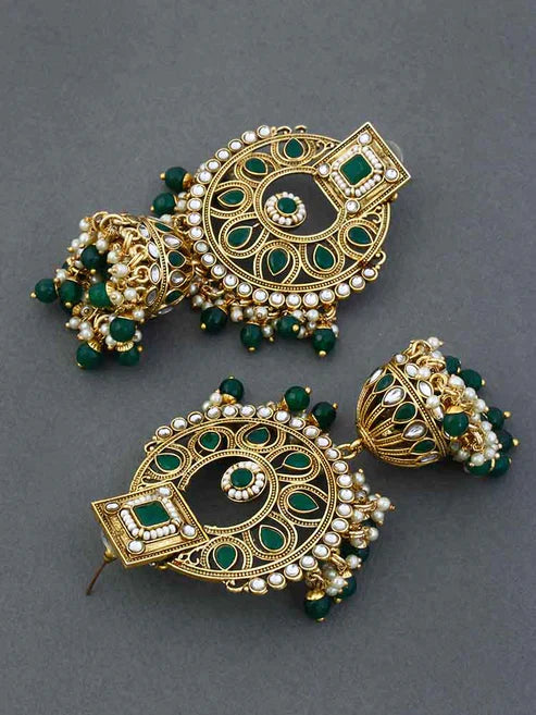 EMERALD RISHIKA JHUMKIS