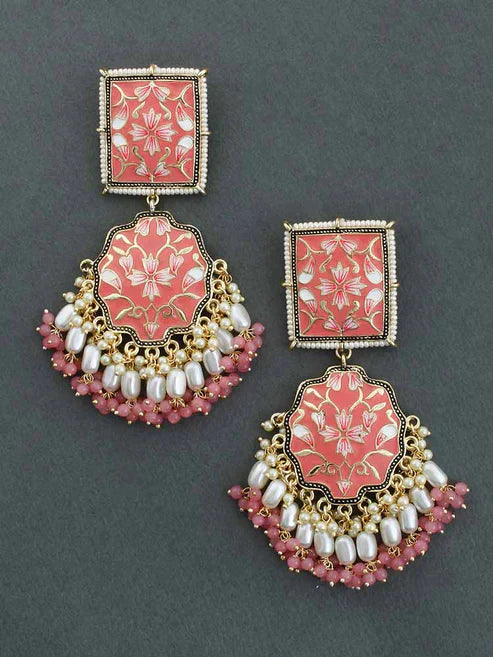 CORAL DISHA DESIGNER EARRINGS