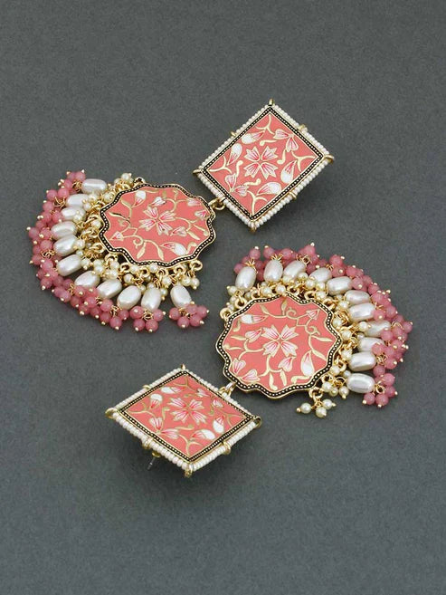 CORAL DISHA DESIGNER EARRINGS