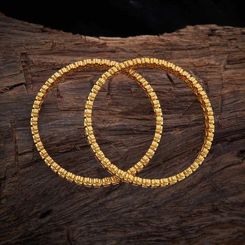 gold plated Synthetic Stones bangles