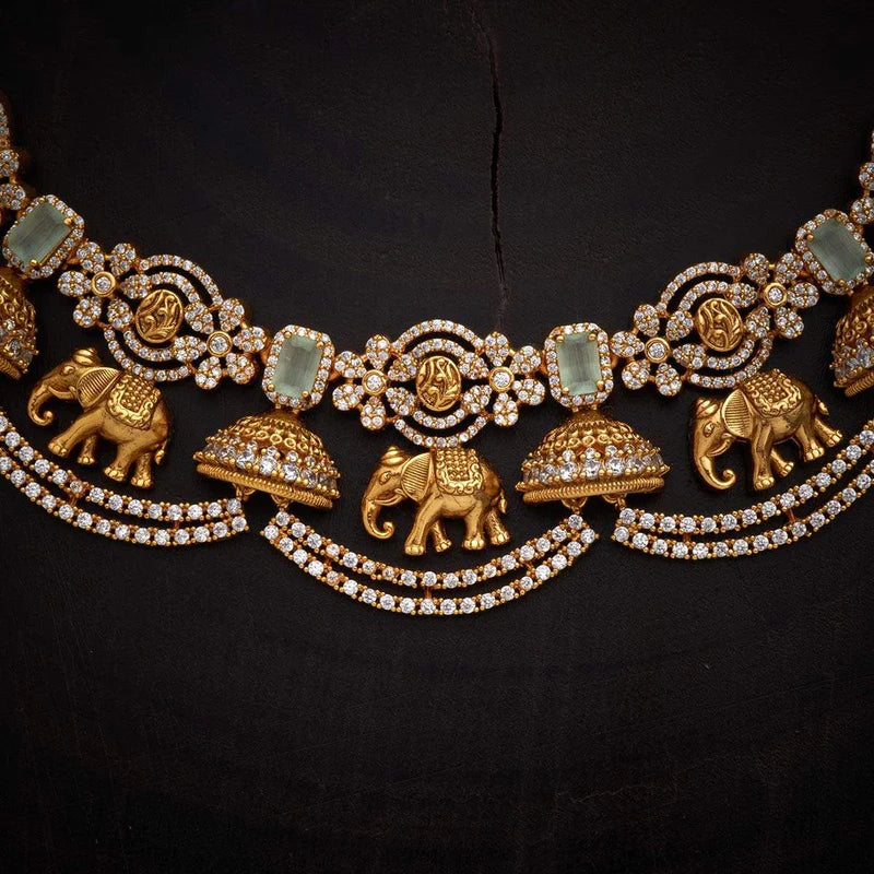 Elephant Design Antique Necklace