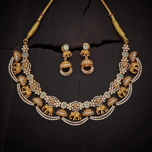 Elephant Design Antique Necklace