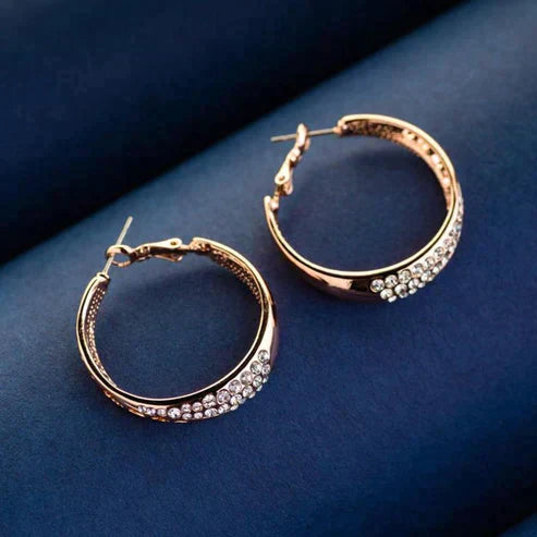 Aztec Hoop Earrings - Round