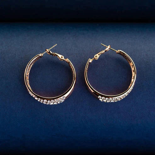 Aztec Hoop Earrings - Round